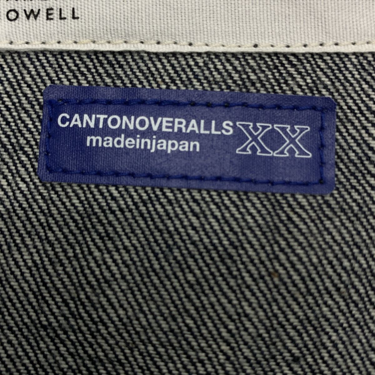 MHL. エムエイチエルマーガレットハウエル CANTONOVERALLS デニム カバーオール ジャケット インディゴ メンズ KANDAIZUMI_COM