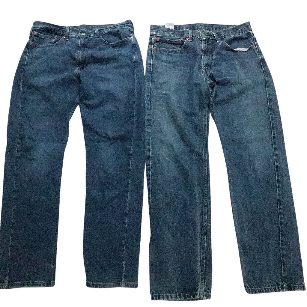 古着卸 リーバイス 505 デニム パンツ 8枚セット メンズ 34 35 36 インディゴブルー ライトブルー 古着 NC1287