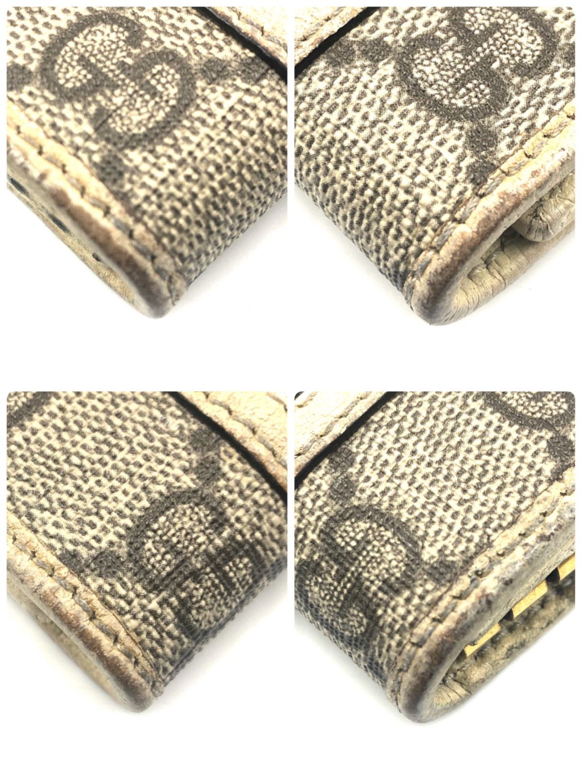 □稀少□GUCCI グッチ オフィディア 6連キーケース GGマーモント GG