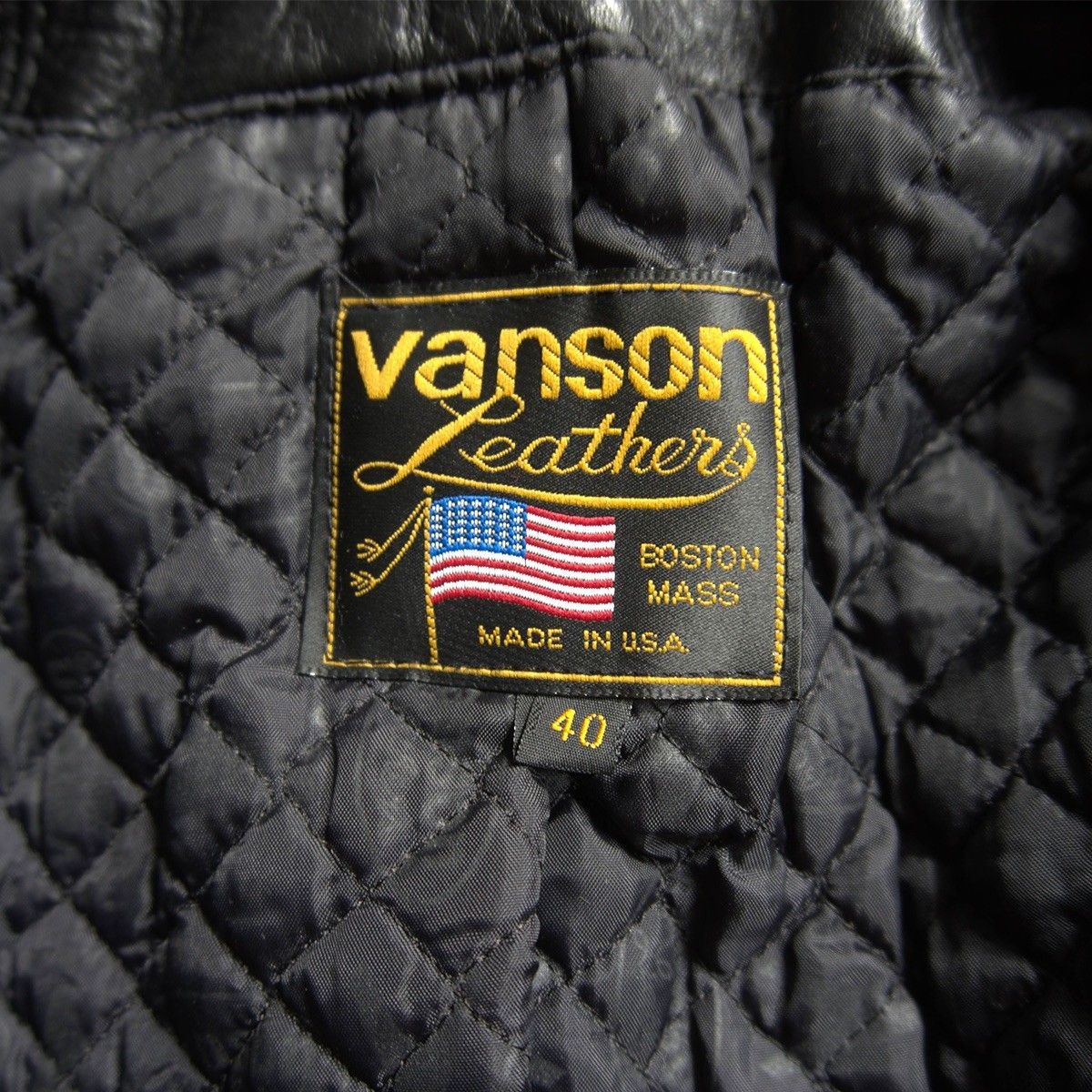 美品】 VANSON 【C2 ダブルライダース ジャケット】40 レザー USA製  