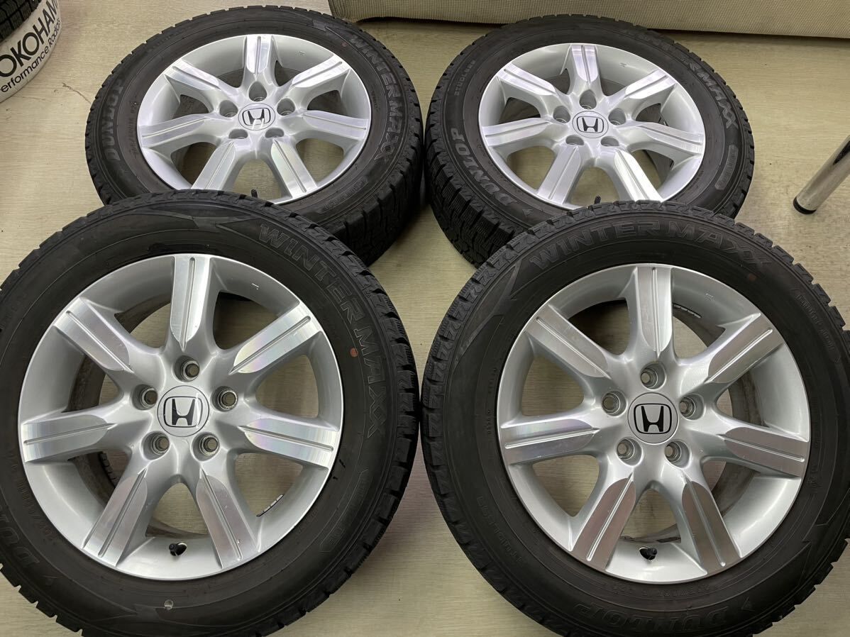 スタッドレス早期割！ステップワゴン純正中古スタッドレスセット！205/60R16国産スタッドレス付き！アコードなどにも！