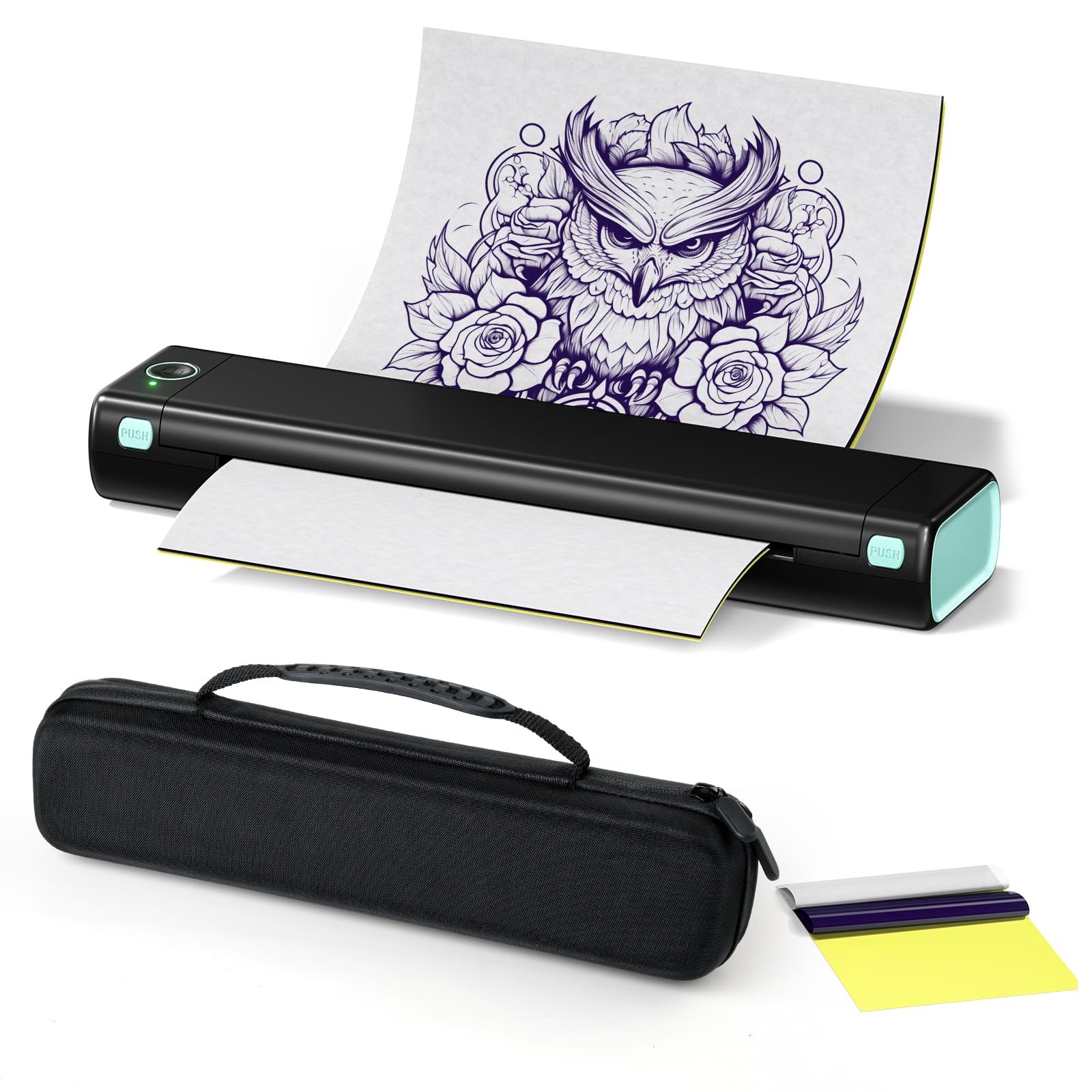 M08F tattoo printerタトゥー用紙10枚付属モバイルプリンター Amazon.co.jp: Itari M08F tattoo printer タトゥー用紙10枚と