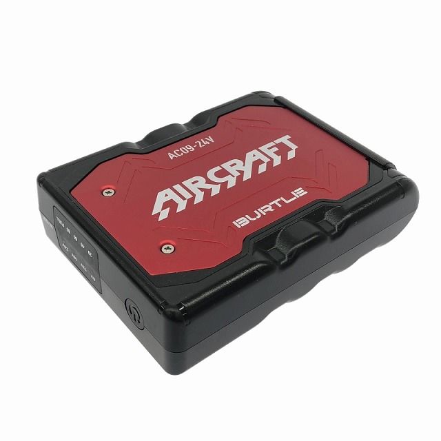 比較的 BURTLE バートル 24V エアークラフト用バッテリー AC09 赤 ファンユニット AC09-2 アーバンブラック モデル WWW_KANDAIZUMI_COM