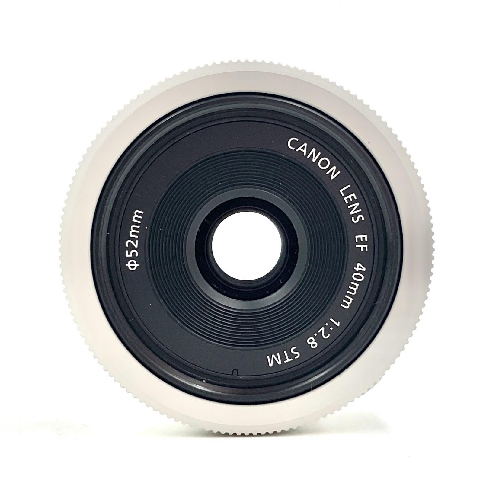 美品★ EF40mm F2.8 STM ★感動品・おまけ付き Canon EF40mm F2.8 STM ホワイト 動作確認済【全額返金保証
