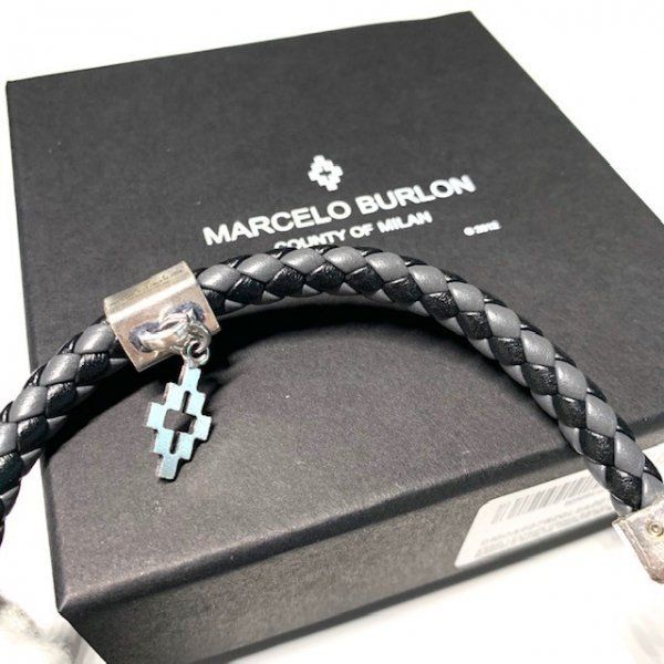新品未使用】ブレスレット/マルセロバーロン/本革/Marcelo Burlon 