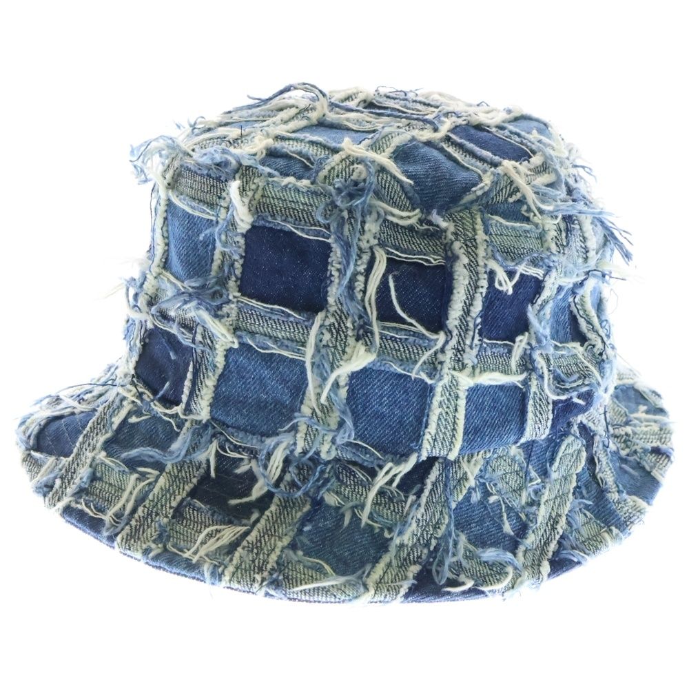 Supreme シュプリーム フリンジ パッチワーク デニム ハット 新品未使用 Supreme シュプリーム 2023SS Frayed Patchwork Denim Crusher