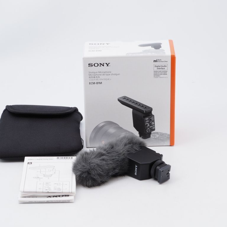 SONY ソニー ショットガンマイクロフォン ECM-B1M ILCE-1対応