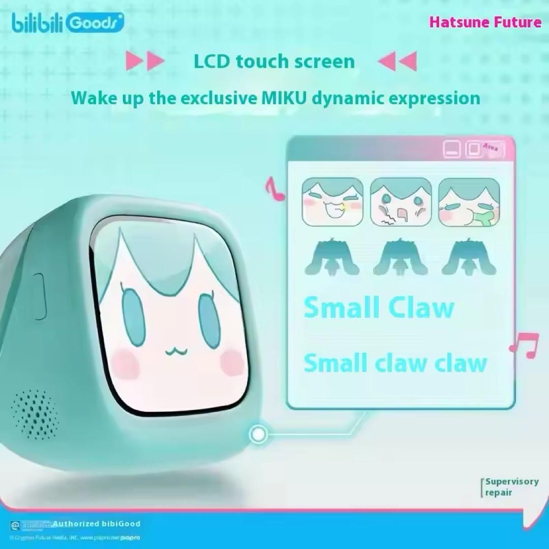 Official Hatsune Miku CUBE FACE LCD Earbuds | ACGN Merch Shop