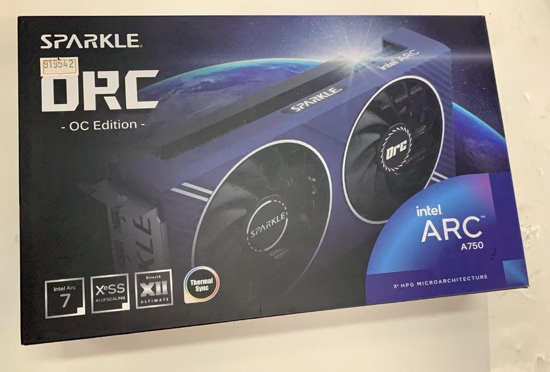 Sparkle Intel Arc A750搭載グラフィックカード 919542