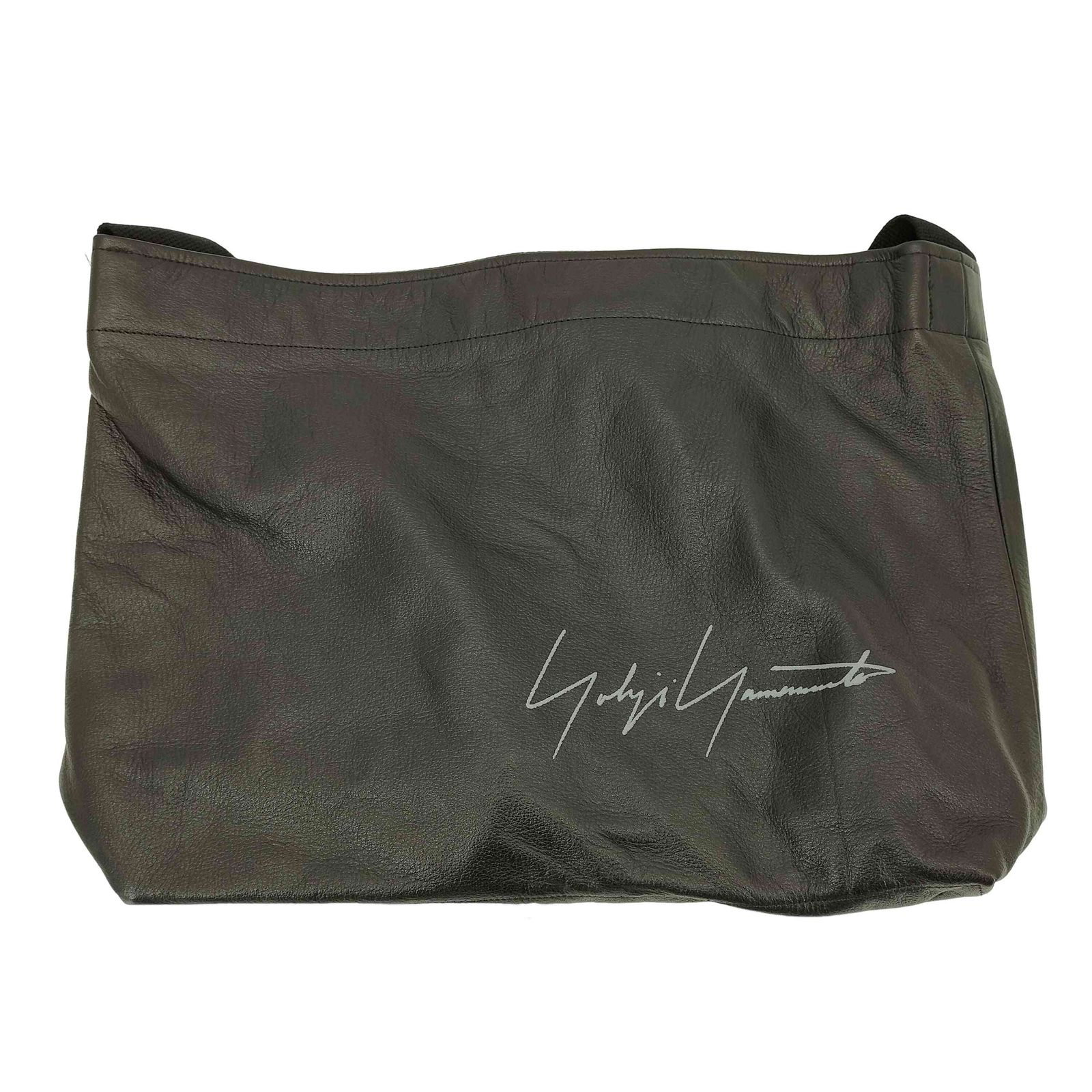 ヨウジヤマモト NOVELTY LEATHER CROSSBODY BAG