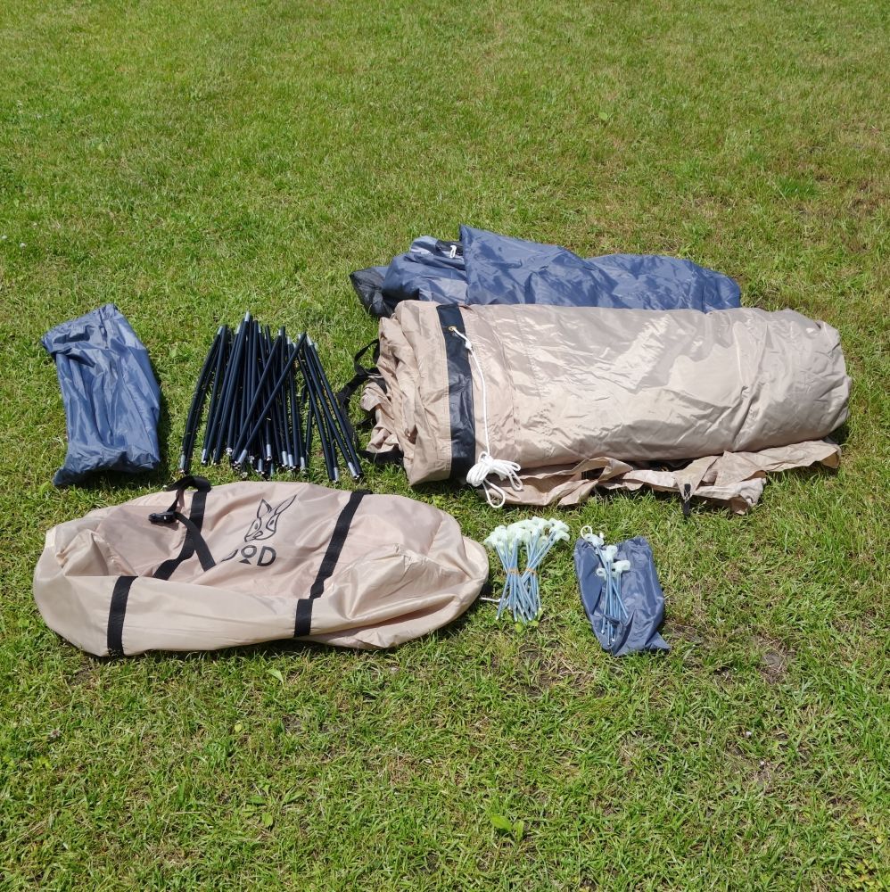 ディーオーディー DOD カマボコテント2 トンネル型 ツールーム