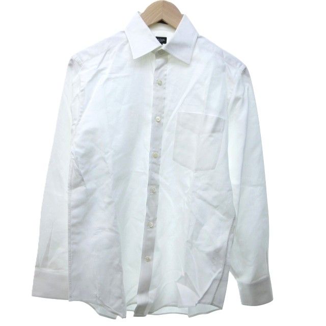 【一点物・美品】ポールスミス 長袖シャツ 高級リネン100％ 近年タグ Lサイズ Paul Smith - Paul Smith ポールスミス 長袖シャツ 花柄刺繍 総
