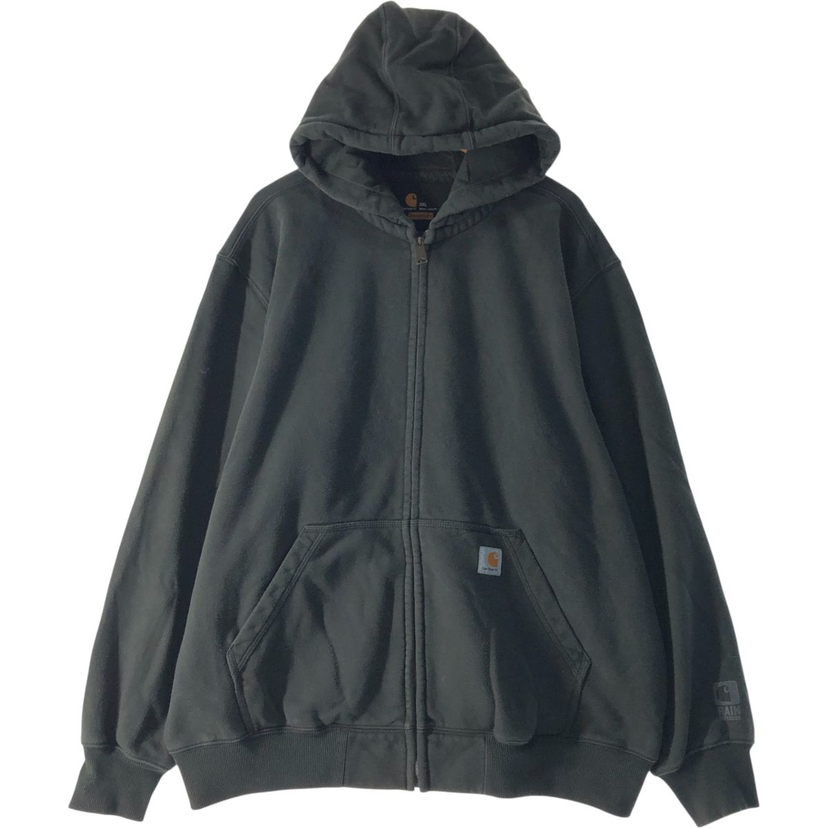 【Carhartt】カーハート ジップパーカー 美品 古着 カーハート Carhartt ORIGINAL FIT スウェットフルジップ