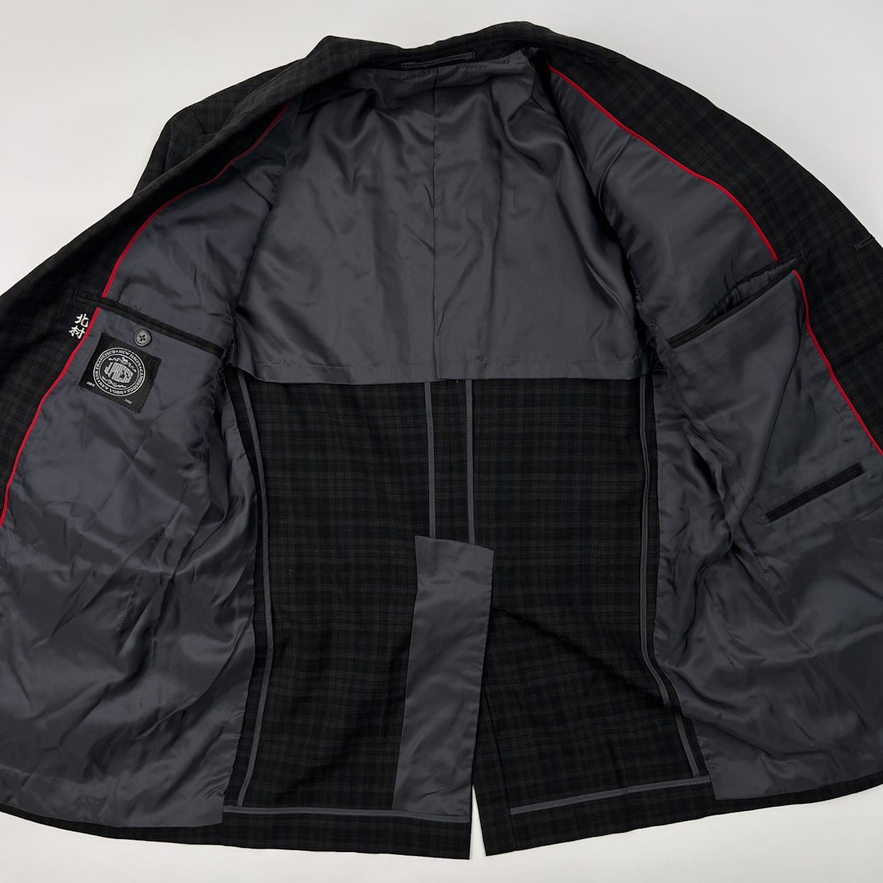 J.PRESS ジェイプレス チェック柄テーラードジャケット 段返り3B