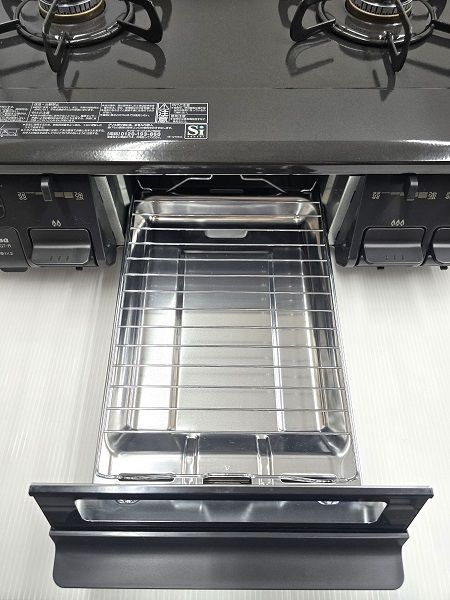 中古品】 パロマ Paloma ガスコンロ ガステーブル 都市ガス 右強火力 