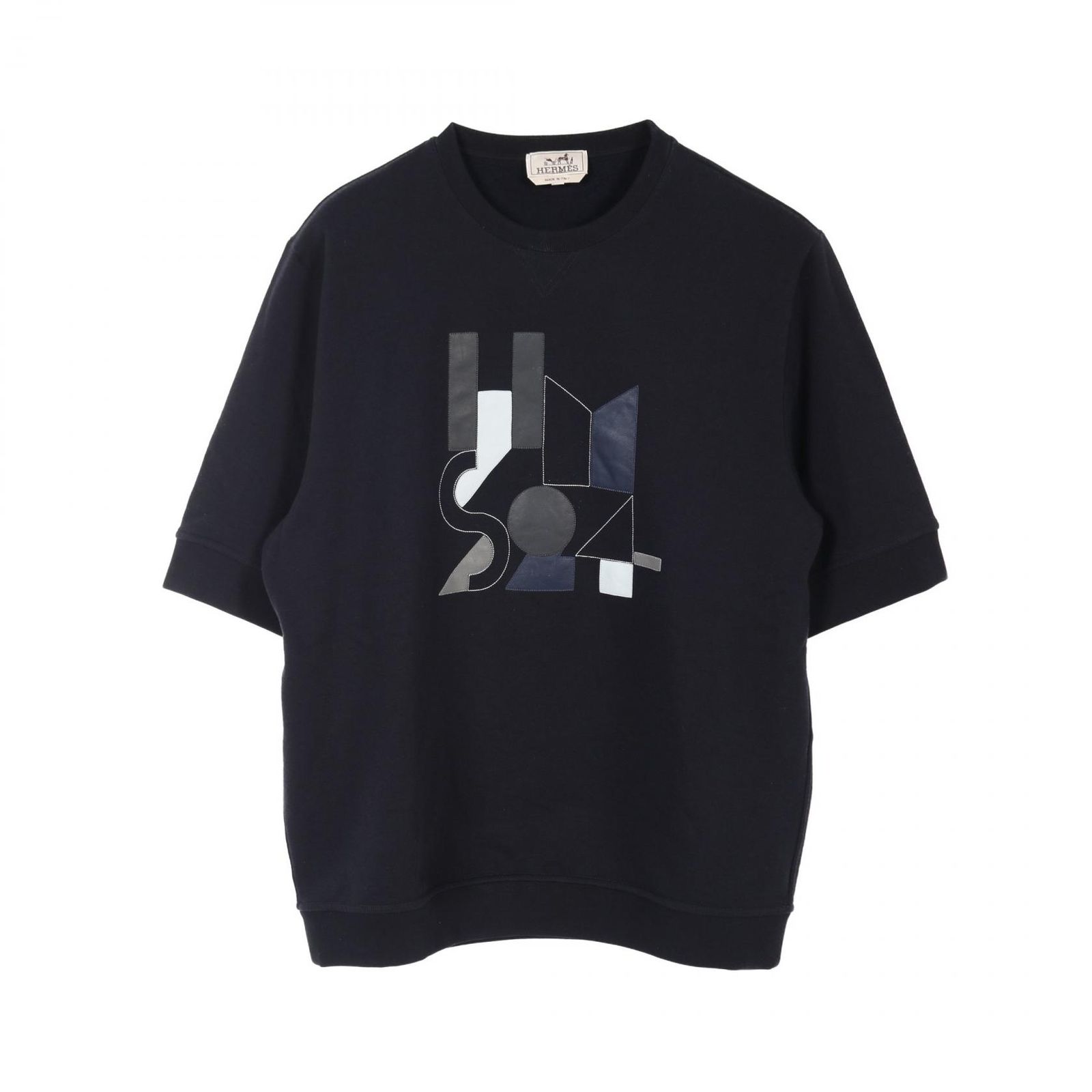 【斬新なデザイン★】HERMES★≪Jeu d'Adresse≫ スウェット エルメス HERMES スウェット Jeu d'Adresse XL コットン 半袖