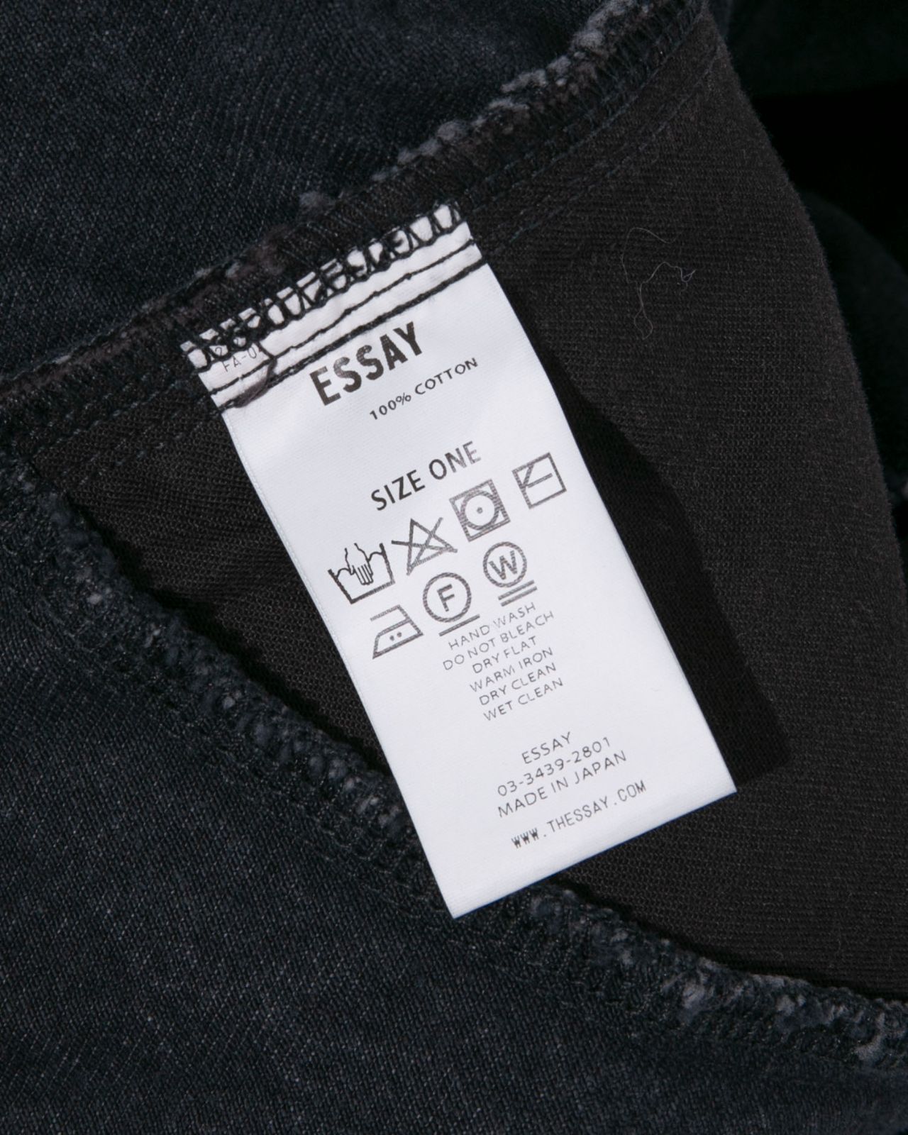 Essay エッセイ FOLD COLLAR DENIM JACKETデニムジャケット - メルカリ