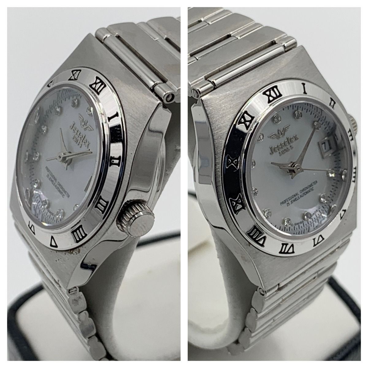 〇〇JESSELEX 腕時計 自動巻き シルバーファッション小物 - 腕時計