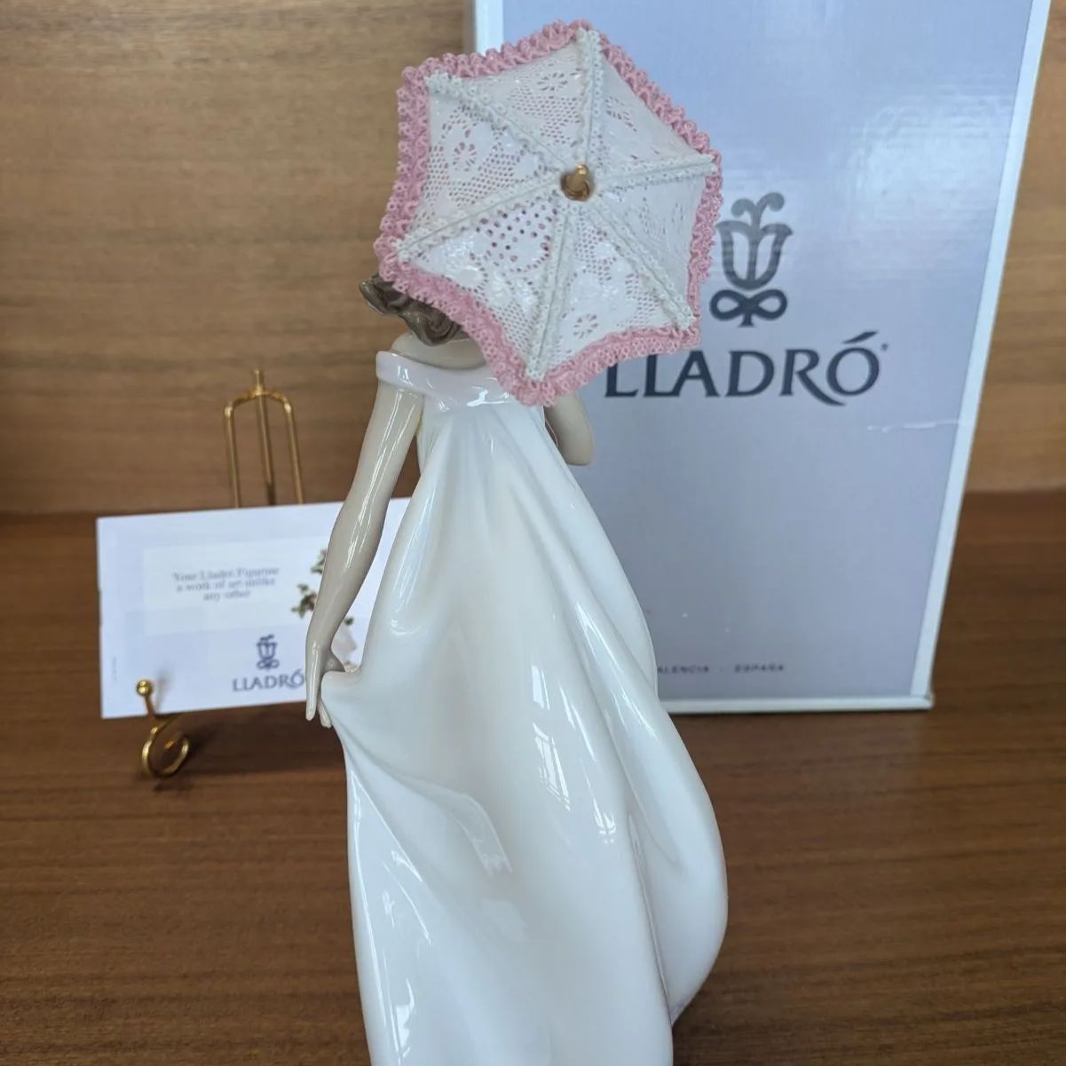 専用箱付属 リヤドロ 7636 LLADRO 春の光の中で 陶器 置物 極美