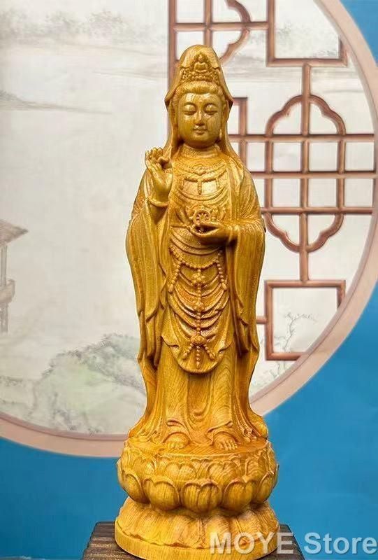 南海観音 観音像 彫刻 仏様 菩薩 置物 美術品 縁起物 風水 インテリア