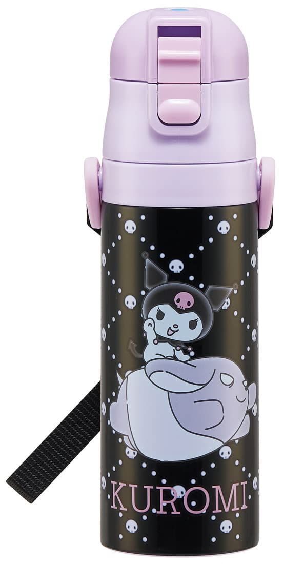 【新着商品】タイプ 軽量 真空 子どもに優しい クロミ 断熱 ステンレス 直飲み 構造 470ml 水筒 保冷専用 キッズ サンリオ SDC4 スケーター(Skater)