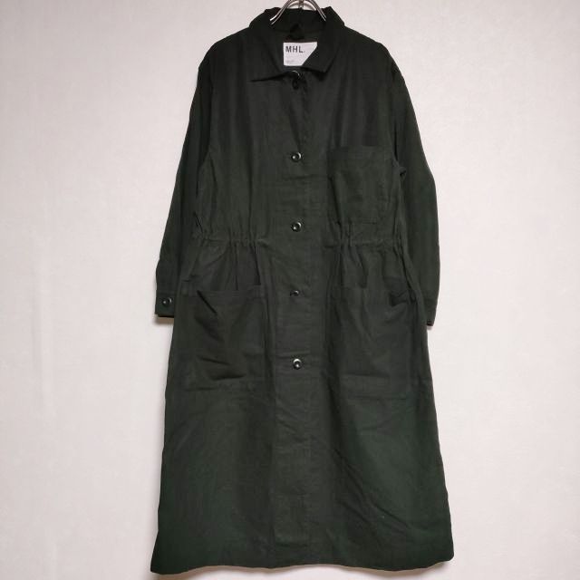 MHL. 595-2158502 UNIFORM COTTON LINEN TWILL ドレス ワンピース 2021 