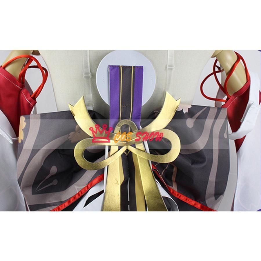 只今タイムセール中！ 豪華版 原神 げんしん 八重神子 やえみこ コスプレ衣装 cosplay仮装 ウィッグ 靴 追加 イベント ステージ服 舞台 ハロウィン 学園祭 安定した