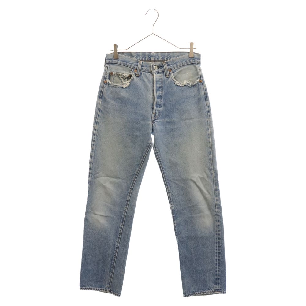 Levi's (リーバイス) 80s VINTAGE 501 赤耳 ヴィンテージ ボタンフライ デニム パンツ インディゴ