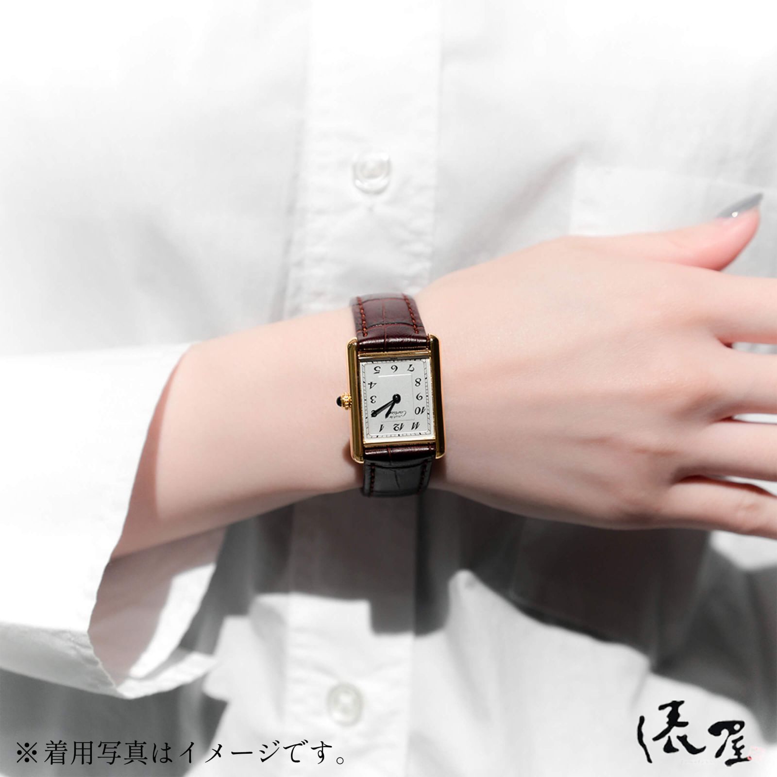カルティエ　レディース　マストタンク　ヴィンテージ品　オーガニックウッド　限定品 SELECT INC. [CARTIER Organic Tank Wood ロンドンブティック