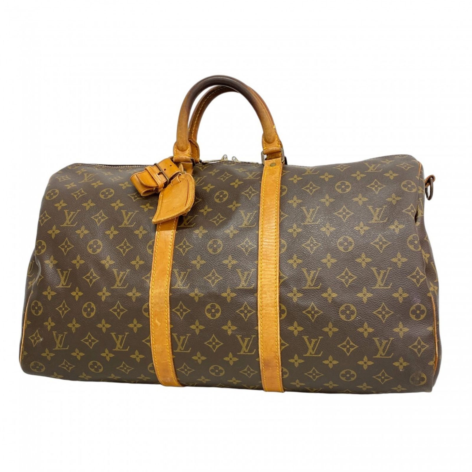 ルイ ヴィトン Louis Vuitton ルイ ヴィトン ボストンバッグ モノグラム キーポルバンドリエール50 M41416 ブラウンメンズ レディース P1448649