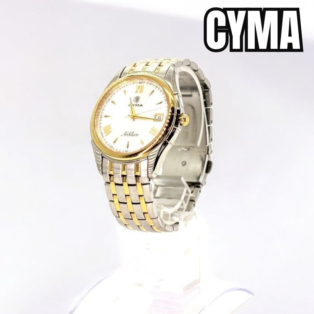 動作未確認　CYMA シーマ 腕時計 （ゴールド・シルバー）2本セット 動作未確認 CYMA シーマ 腕時計 （ゴールド・シルバー）2本