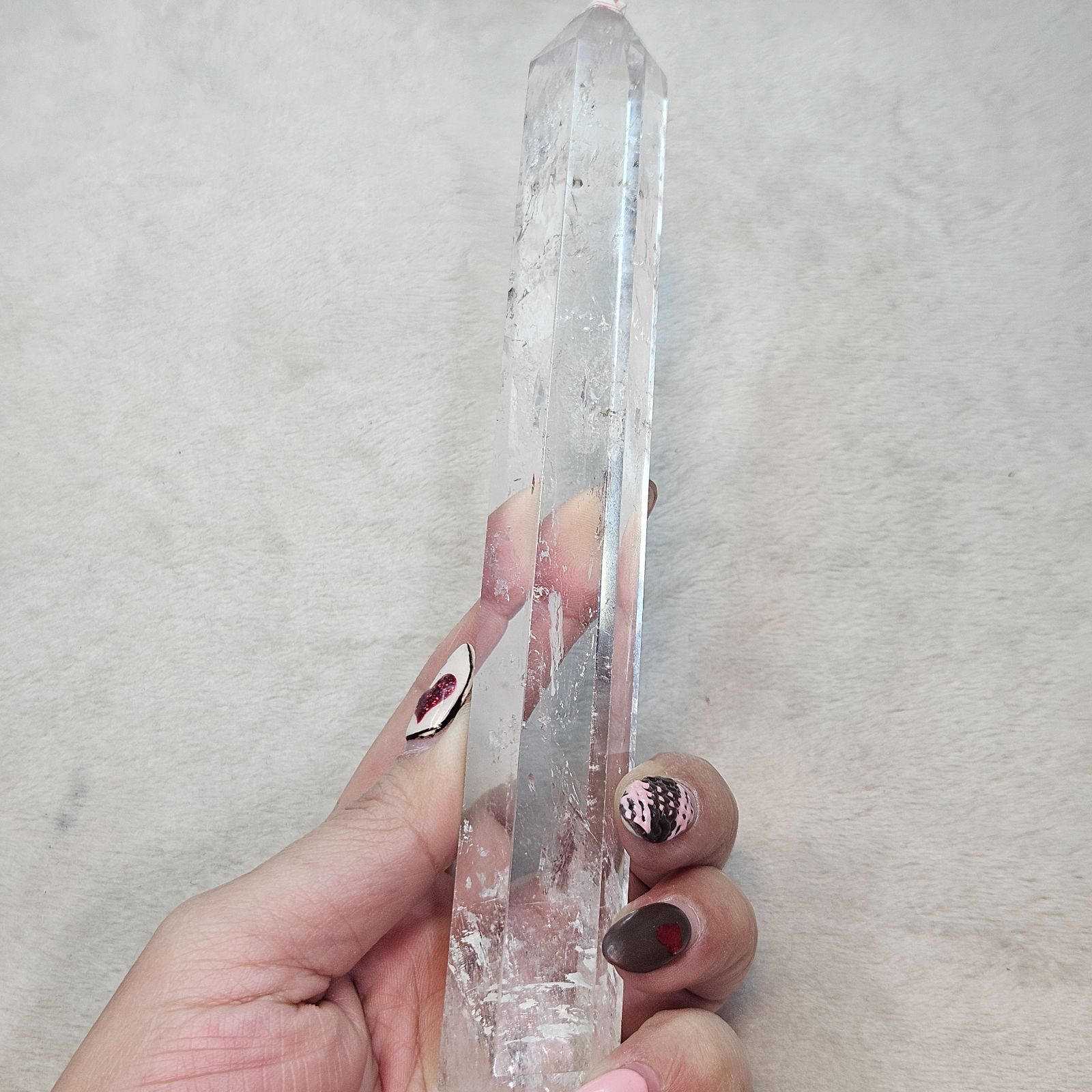 掛けるだけ✨ブレスレット浄化✨水晶ロングタワー&スタンド✨セット