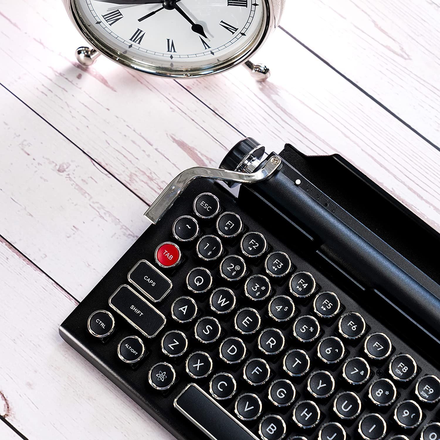 Qwerkywriter レトロタイプライター Bluetoothキーボード US配列 