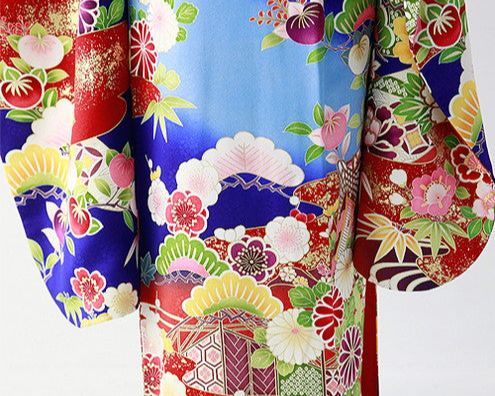 振袖 身長147-162cm 緑 gr-004