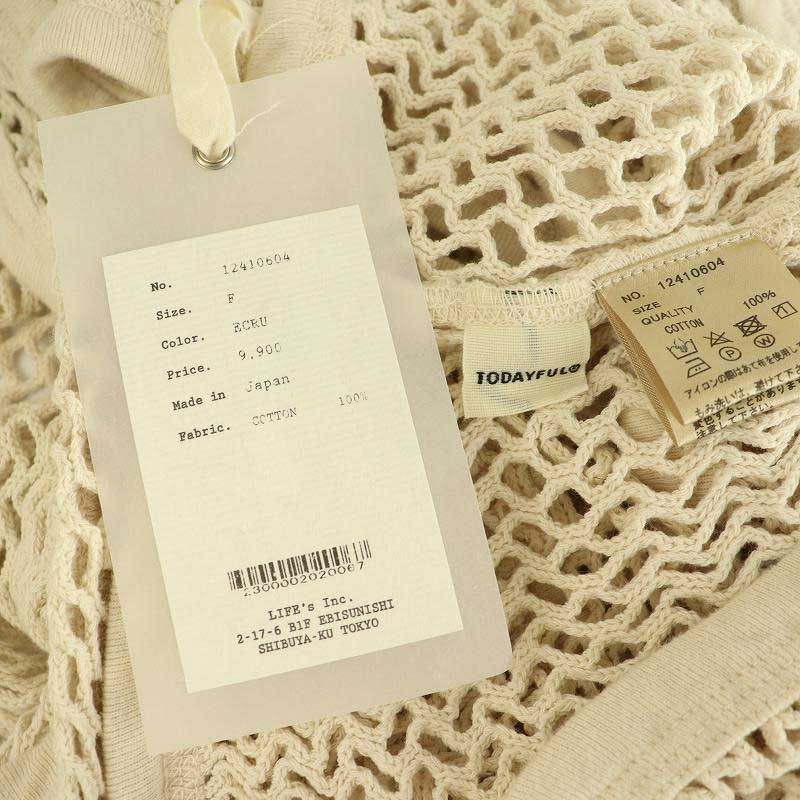 トゥデイフル TODAYFUL Mesh Tank Top メッシュタンクトップ F