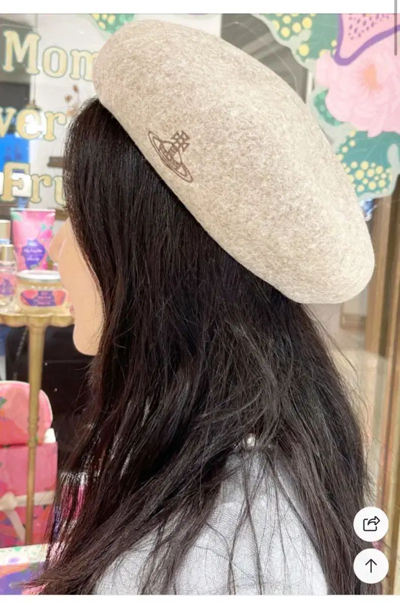 Vivienne Westwood ヴィヴィアン ウエストウッド モカベージュ ベレー帽