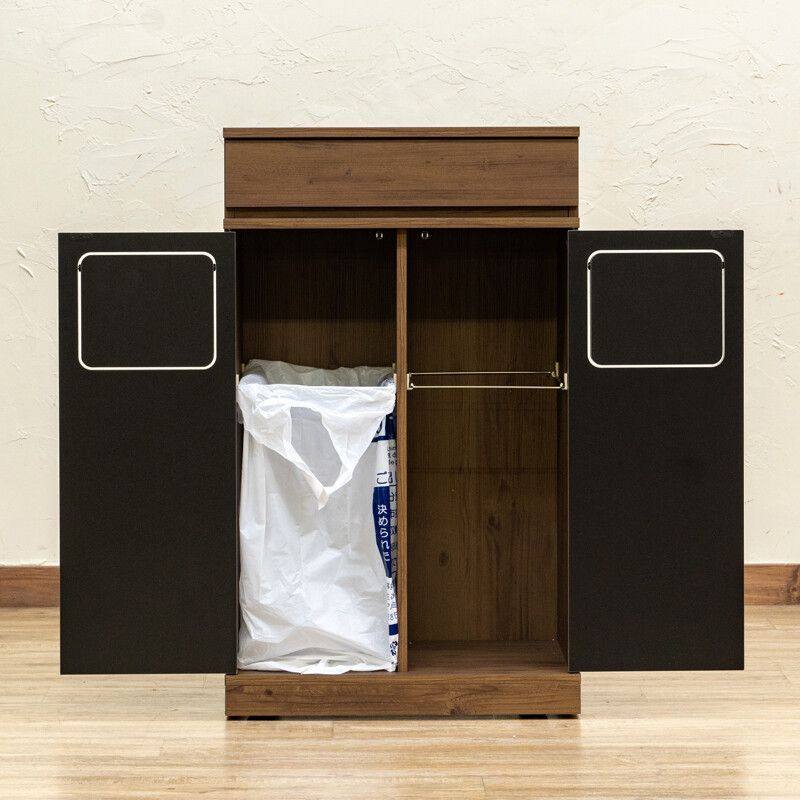 フラップ式ダストボックス　3分別　ナチュラル フラップ式ダストボックス 3分別 BR/NA/WW