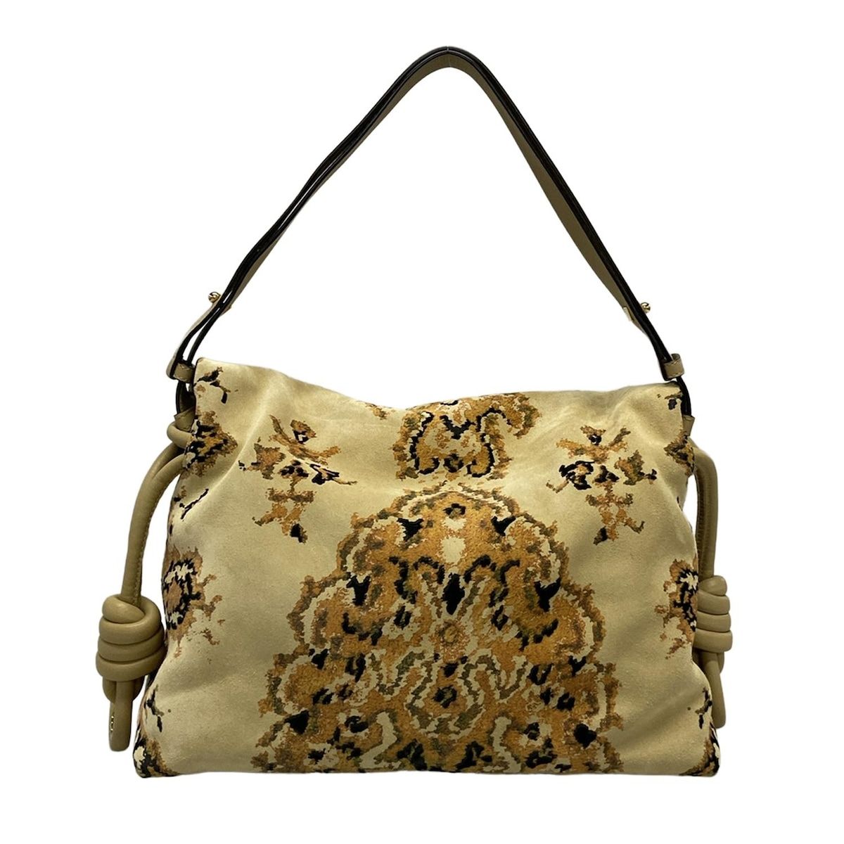 ベージュ×ダークイエロー×黒