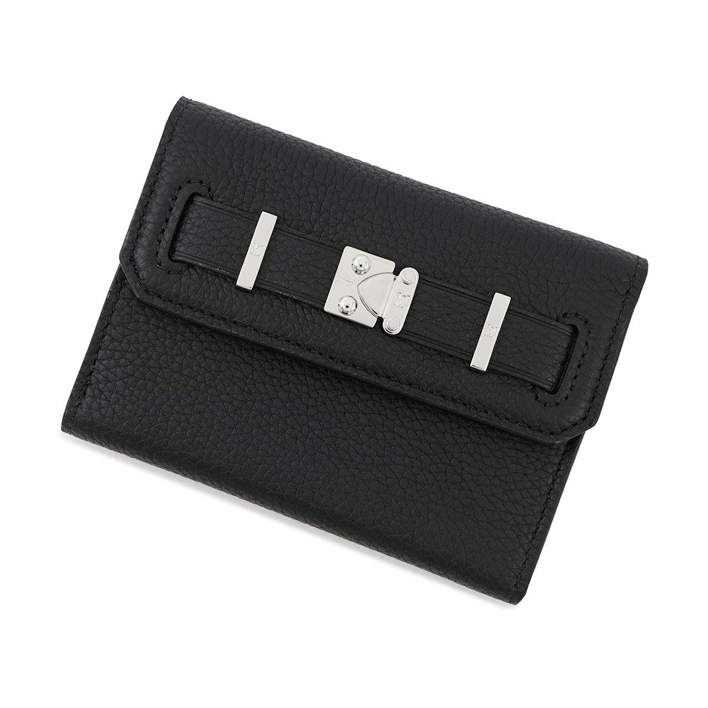 ルイヴィトン 三つ折り財布 ミレジム･カーフレザー ジョルジュ･ウォレット M25965 LOUIS VUITTON 財布 黒