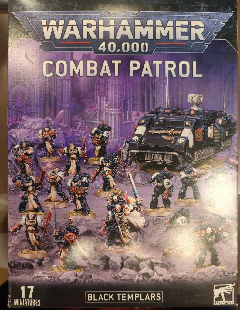GAMES WORKSHOP WARHAMMER40000 BLACK TEMPLARS Combat Patrol Black Templars