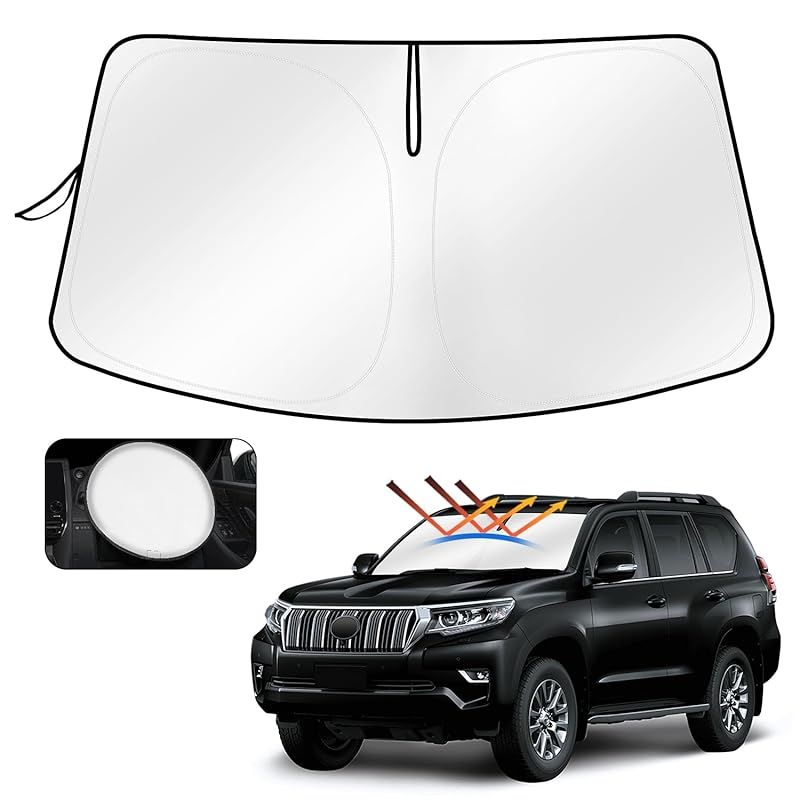 TOYOTA ランドクルーザープラド 専用 純正 サンシェードセット 収納袋