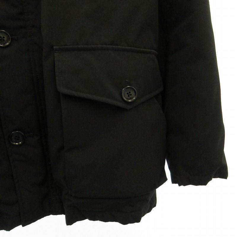 ダントン DANTON 美品 タッサー ダウンジャケット コート フード 