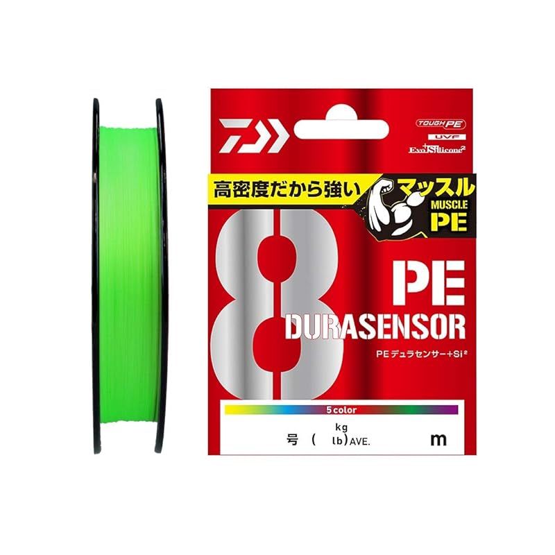ダイワ(DAIWA) PEライン UVF PEデュラセンサーX8+Si2 0.8号 200m ライムグリーン