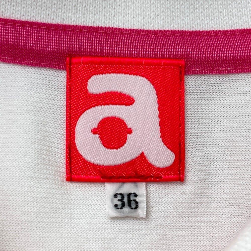 サイズ：36 ARCHIVIO アルチビオ 半袖ポロシャツ ホワイト系