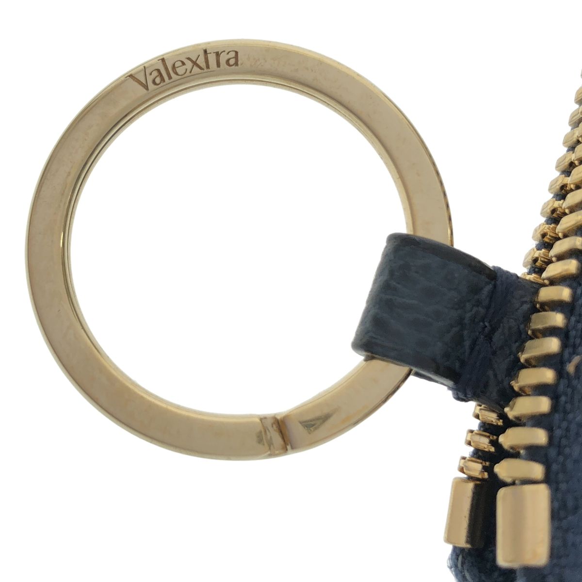 Valextra ヴァレクストラ レザーミニウォレット 財布 ネイビー