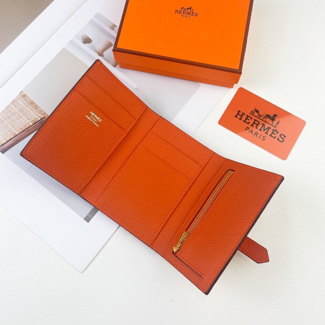 今日特価】Hermes Bearn ウォレット, Epsomレザー ミニ財布