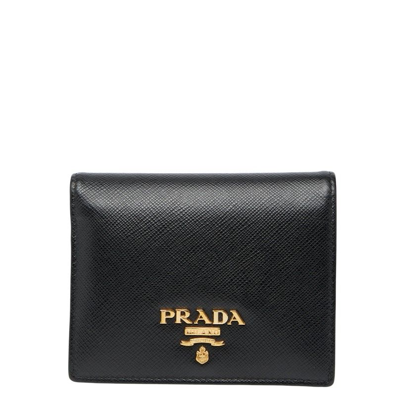 プラダ ブラック サフィアーノレザー レディース PRADA 227-37420