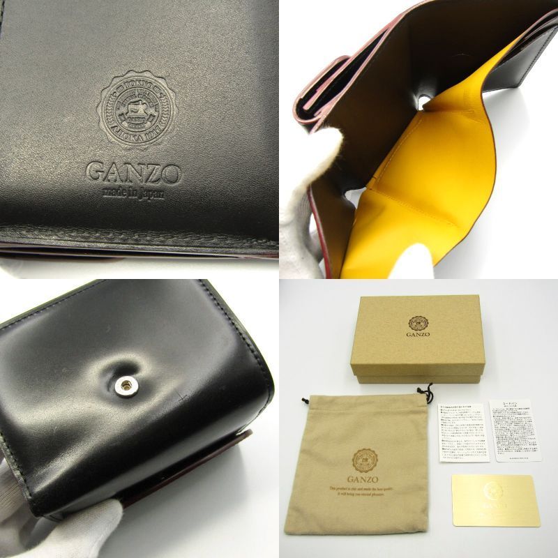 GANZO ガンゾ 三つ折り財布 59151 コードバン ロカド社 CORDOVAN