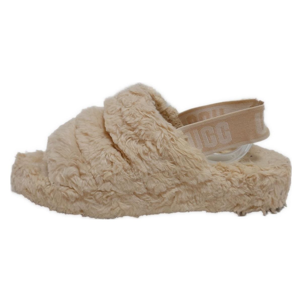 UGG アグ サンダル 23 レディース - ベージュ ムートン