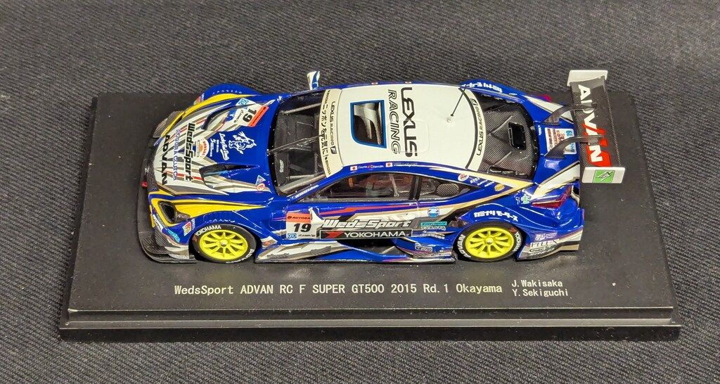 MMP 1/43 EBBRO WedsSport ADVAN RC F SUPER GT500 2015 Rd.1